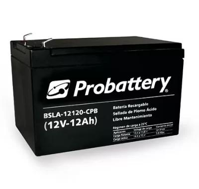 Bateria 12v 12ah.